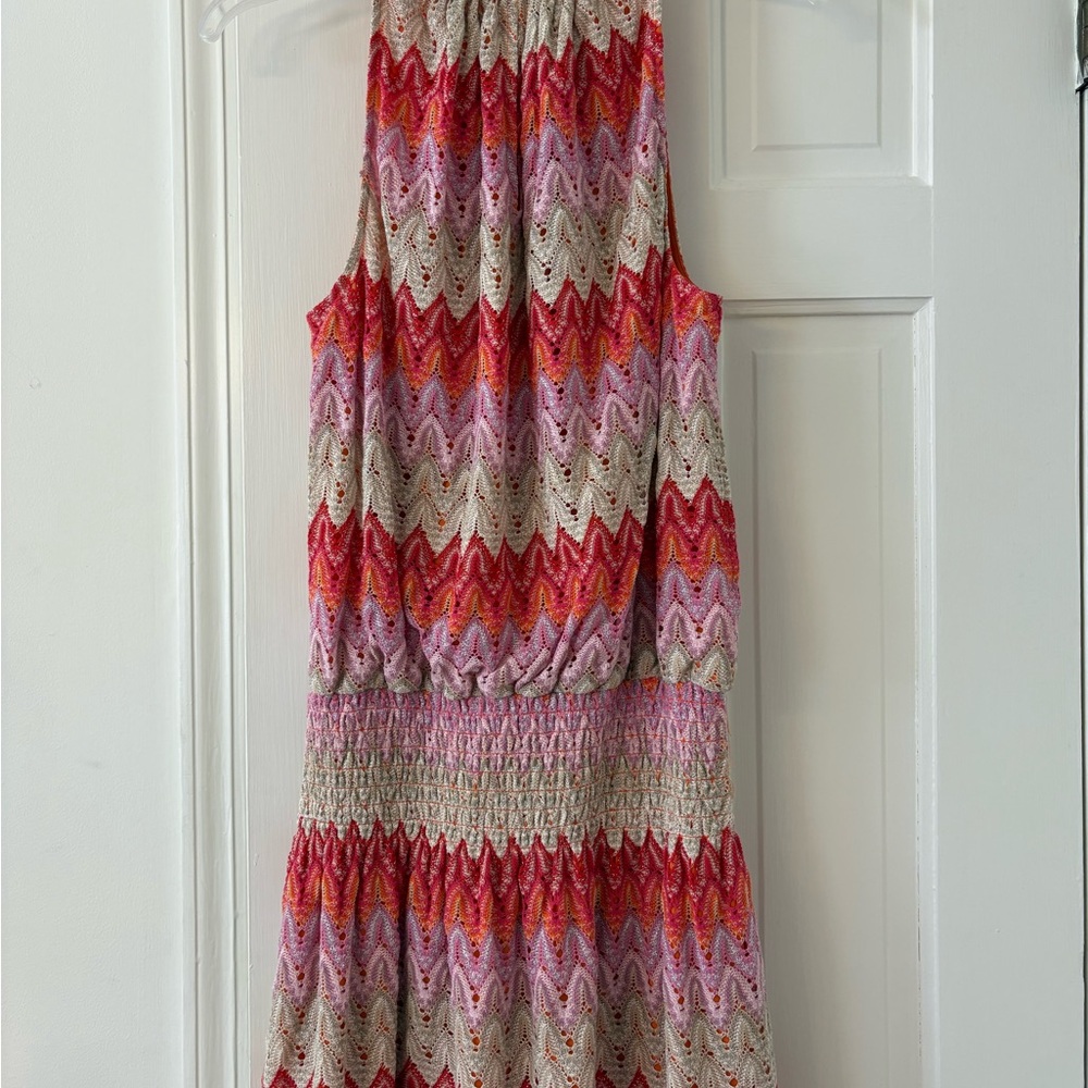 Colorful Ramy Brook Zigzag Patterned Dress - Picture 3 of 3